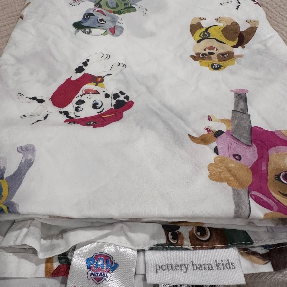Pottery Barn Paw Patrol Crib Sheet Set